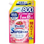 花王 バスマジックリン SUPER泡洗浄 アロマローズの香り つめかえ用 特大サイズ 800ml