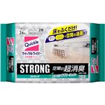 花王 クイックルワイパー 立体吸着ウエットシート ストロング 空間の超消臭 24枚