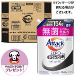 【ケース販売】花王 アタックZERO ドラム式専用 つめかえ用 1540g×6個