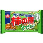 亀田製菓 亀田の柿の種わさび6袋詰 164g