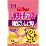 カルビー ポテトチップス関西だししょうゆ 58g