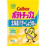 カルビー ポテトチップス 北海道バターしょうゆ味 53g