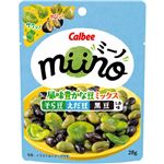 カルビー ミーノ風味豊かな豆ミックス そら豆えだ豆黒豆しお味 28g