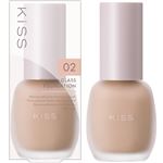 伊勢半 キス ミルキッシュガラスファンデ 02 ピンクベージュ 30g