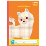日本ノート キョクトウ カレッジアニマルほうがんノート5mm（オレンジ）セミB5