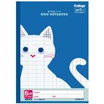 日本ノート キョクトウ カレッジアニマルほうがんノート5mm（ブルー）セミB5