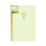 クツワ【2025年12月始まり】スケジュールノート マンスリーブロック 月曜始まり（ピスタチオクリーム）A5 132SHB