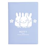 クツワ【2025年12月始まり】ミッフィー家族手帳 マンスリーブロック 日曜始まり（ご挨拶）B6 MF916F