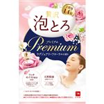 牛乳石鹸共進社 お湯物語 贅沢泡とろ プレミアム 入浴料 ラグジュアリーフローラルの香り 40g