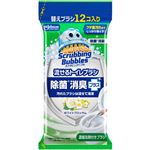 ジョンソン スクラビングバブル 流せるトイレブラシ 除菌消臭ブラス ホワイトブロッサム つけかえ用 12個入
