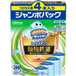 ジョンソン スクラビングバブル トイレスタンプ 最強抗菌 つけかえ用 エレガンスフラワー 38g×4本