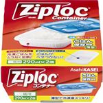 旭化成ホームプロダクツ ジップロック コンテナー ごはん保存容器 一膳用 290ml×2個