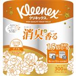 日本製紙クレシア クリネックス 消臭de香る 1.5倍長持ち（ダブル）クリスタルフローラルの香り 37.5m×8ロール