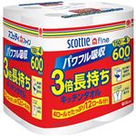 日本製紙クレシア スコッティ ファイン 3倍長持ちキッチンタオル 150カット×4ロール