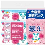 日本製紙クレシア ハンドタオル 200組×3個