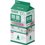 日本製紙クレシア スコッティ ウェットティシュー 除菌 ノンアルコール つめかえ用 100枚