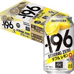 【ケース販売】サントリー －196℃ストロングゼロ（ダブルレモン）6缶パックケース 350ml×6×4【ビールキャンペーン対象商品】