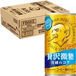 【ケース販売】サントリーフーズ ボス贅沢微糖 185g×30本