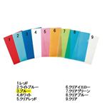 トップバリュ クリアホルダーA4（ブルー）