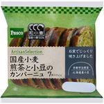 パスコ 国産小麦 煎茶と小豆のカンパーニュ 7枚入