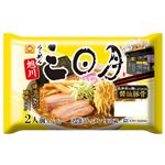マルちゃん 旭川「らーめん三日月」醤油豚骨ラーメン 110g×2食