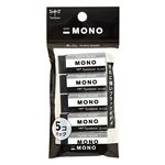 トンボ鉛筆 MONO消しゴム PE01（ブラック）5コパック