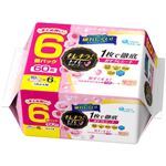 大王製紙 エリエール キレキラ！トイレクリーナー 1枚で徹底おそうじシート ハッピーローズ つめかえ用 60枚（10枚×6個）