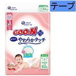 【テープ】大王製紙 グ～ンプラス 敏感肌にやわらかタッチ Sサイズ 62枚