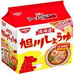 日清食品 ラーメン屋さん 旭川しょうゆ 5食パック 445g