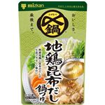 ミツカン 〆まで美味しい地鶏昆布だし鍋つゆストレート 750g
