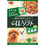 【ペット用】日本ペットフード ビタワン君のWソフト 低脂肪 チキン味・やわらかささみ添え 200g（50g×4袋）