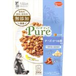 【ペット用】日本ペットフード コンボ ピュア キャット まぐろ味・チーズ・かつお節添え 200g（100g×2袋）