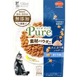 【ペット用】日本ペットフード コンボ ピュア キャット まぐろ味・チーズ＆まぐろ節パウダー仕立て 200g（100g×2袋）