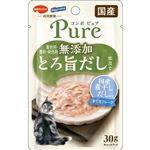 【ペット用】日本ペットフード コンボ ピュア キャット パウチ まぐろ・国産煮干しだし入り 30g