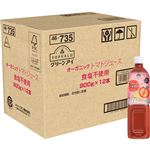 【ケース販売】トップバリュ グリーンアイ オーガニック トマトジュース食塩不使用 900g×12