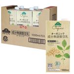 【ケース販売】トップバリュ グリーンアイ オーガニック 成分無調整豆乳 1000ml×6