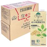 【予約】 【ケース販売】トップバリュグリーンアイ オーガニック 成分無調整豆乳 1000ml×6本 【10月25日～10月29日のお受取り】