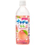 日本サンガリア つぶつぶナタデココ もも 500ml