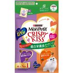【ペット用】ネスレ ピュリナ ペットケア モンプチ クリスピーキッス バラエティパック 総合栄養食 キャットニップ入り 2種のアソート 126g