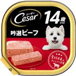 【ペット用】マース ジャパン リミテッド シーザー トレイ 14歳からの 吟選ビーフ 100g