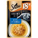 【ペット用】マース ジャパン リミテッド シーバ アミューズ お魚の贅沢スープ 18歳以上 まぐろかつお節 40g