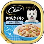 【ペット用】マース ジャパン リミテッド シーザー おうちレシピ 成犬用 やわらかチキン チーズ＆野菜入り 100g