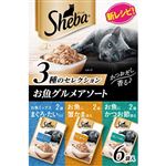 【ペット用】マース ジャパン リミテッド シーバ リッチ 成猫用 お魚グルメアソート 210g（35g×6袋）