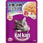 【ペット用】マース ジャパン リミテッド カルカン パウチ 1歳から お魚・お肉ミックス まぐろ・ほたてだし・ささみ入り 70g