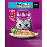 【ペット用】マース ジャパン リミテッド カルカン パウチ 海の幸ミックス まぐろ・白身魚・ほたてだし入り 480g（60g×8袋）