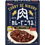 ハウス食品 カレーでニクる。豚肉 中辛 スパイスカレー 160g