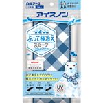 白元アース アイスノン ふって極冷えスカーフ チェック ネイビー