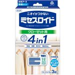 白元アース ニオイがつかないミセスロイド クローゼット用 1年防虫 3個