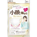 白元アース ビースタイル プリーツタイプ ふつう プレミアムホワイト 5枚