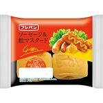 フジパン ソーセージ＆粒マスタード 4個入